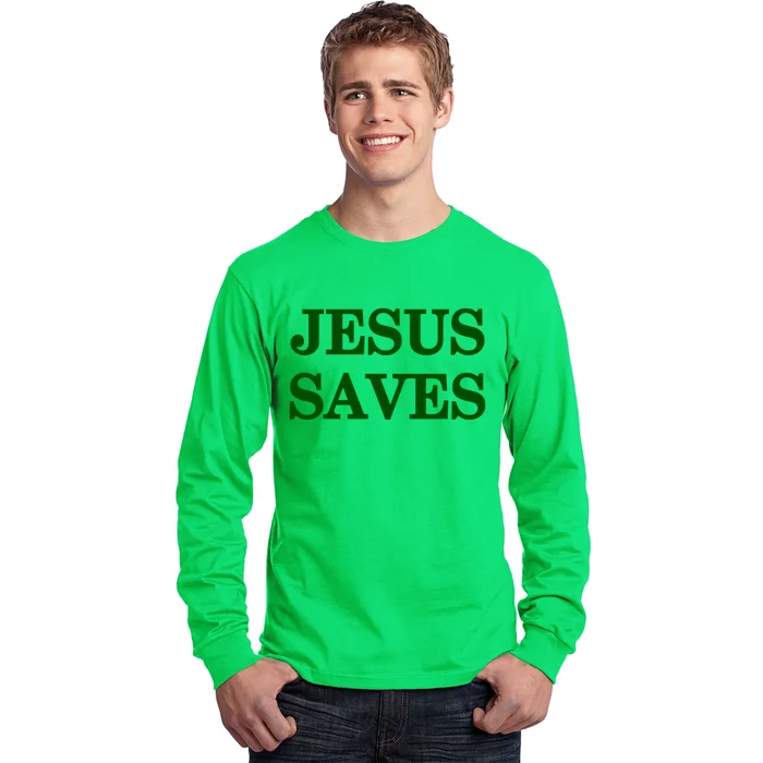 Mall Of America Jesus Saves Jesus Is The Only Way Front & Back Front & Back Long Sleeve Shirt