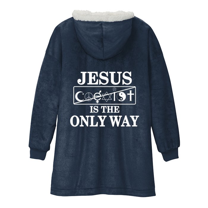 Mall Of America Jesus Saves Jesus Is The Only Way Front & Back Front & Back Hooded Wearable Blanket