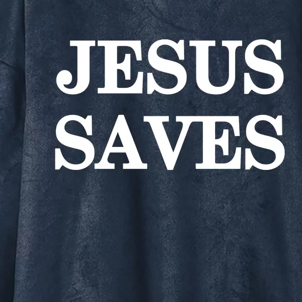 Mall Of America Jesus Saves Jesus Is The Only Way Front & Back Front & Back Hooded Wearable Blanket