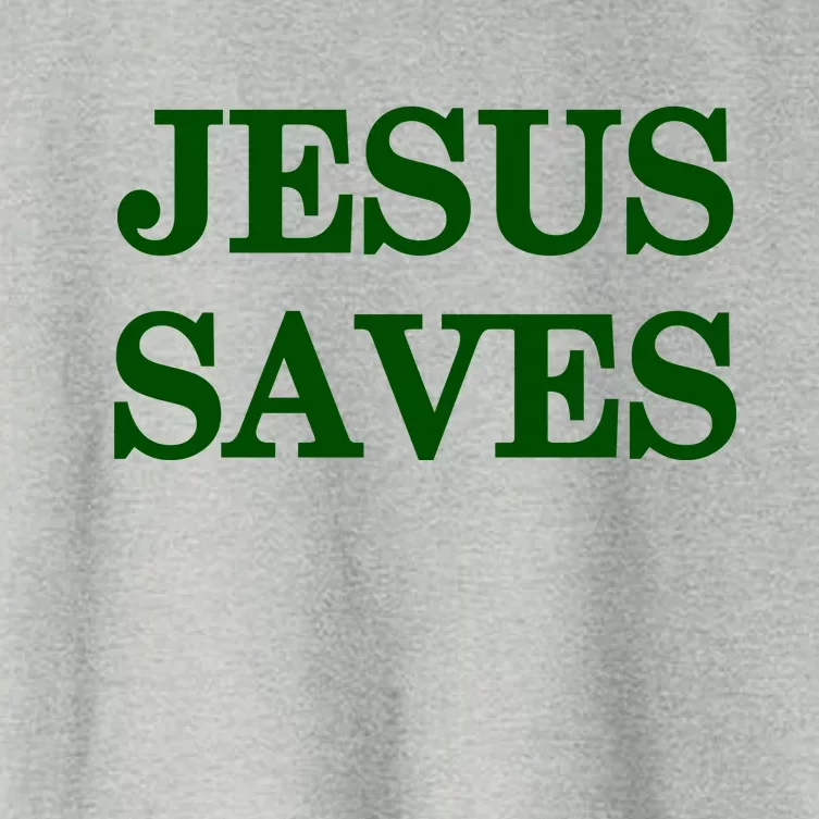 Mall Of America Jesus Saves Jesus Is The Only Way Front & Back Front & Back Women's Crop Top Tee