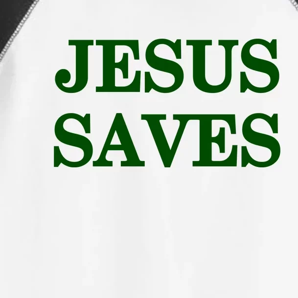 Mall Of America Jesus Saves Jesus Is The Only Way Front & Back Front & Back Toddler Fine Jersey T-Shirt