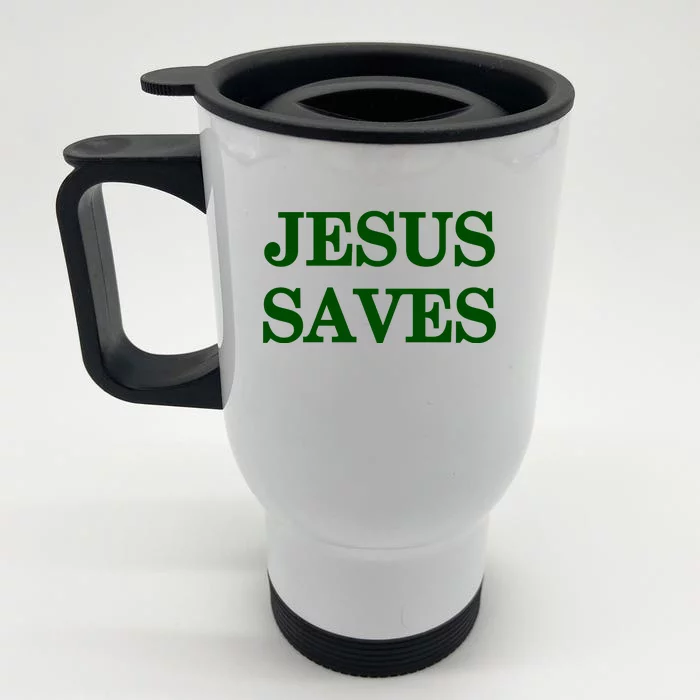 Mall Of America Jesus Saves Jesus Is The Only Way Front & Back Front & Back Stainless Steel Travel Mug