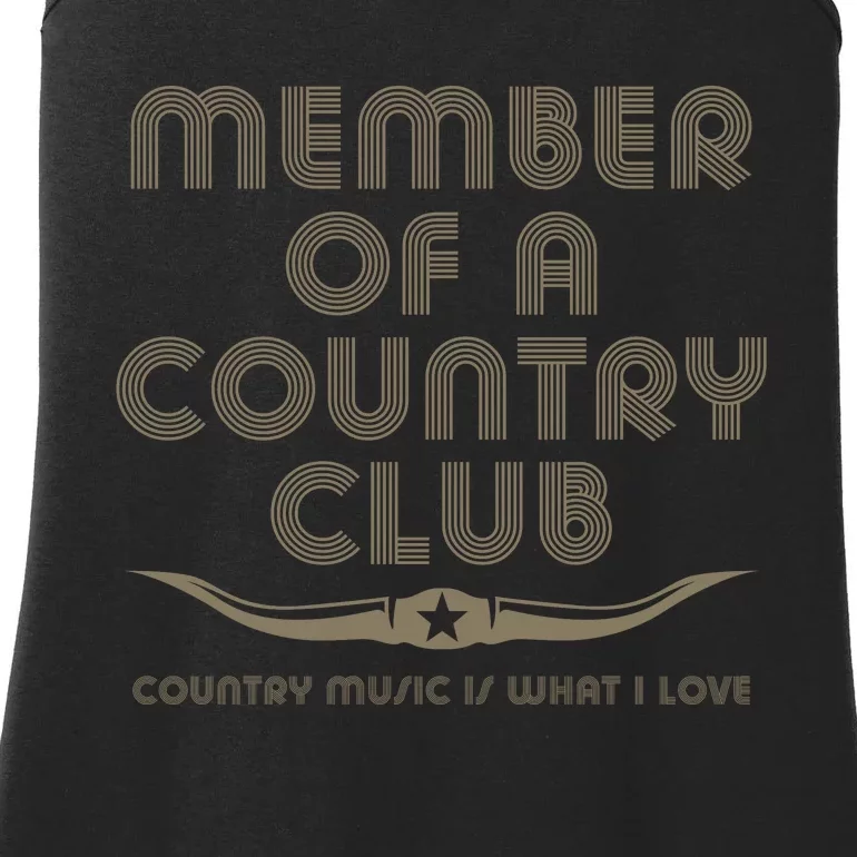 Member Of A Country Club Ladies Essential Tank