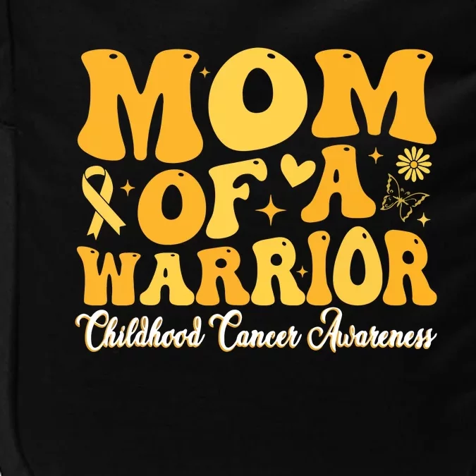 Mom Of A Warrior Childhood Cancer Awareness Women Impact Tech Backpack