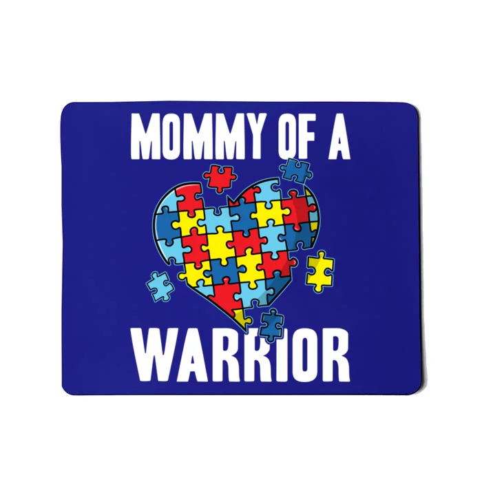 Mommy Of A Warrior Cute Autism Awareness Puzzle Great Gift Mousepad