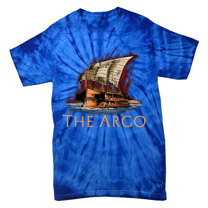 Mythology Of Ancient Greece Gift The Argo Gift Greek Myth Funny Gift Tie-Dye T-Shirt