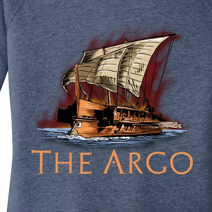 Mythology Of Ancient Greece Gift The Argo Gift Greek Myth Funny Gift Women's Perfect Tri Tunic Long Sleeve Shirt