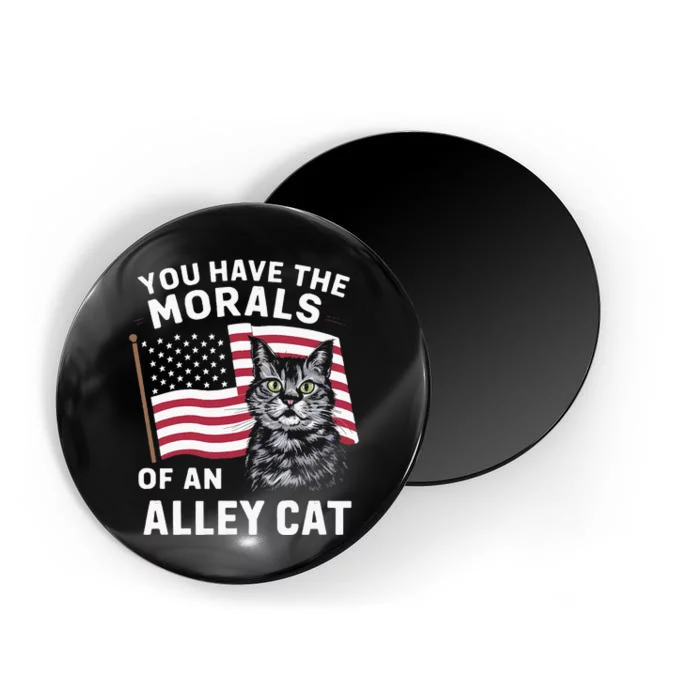 Morals Of An Alley Cat Funny Debate Biden Magnet