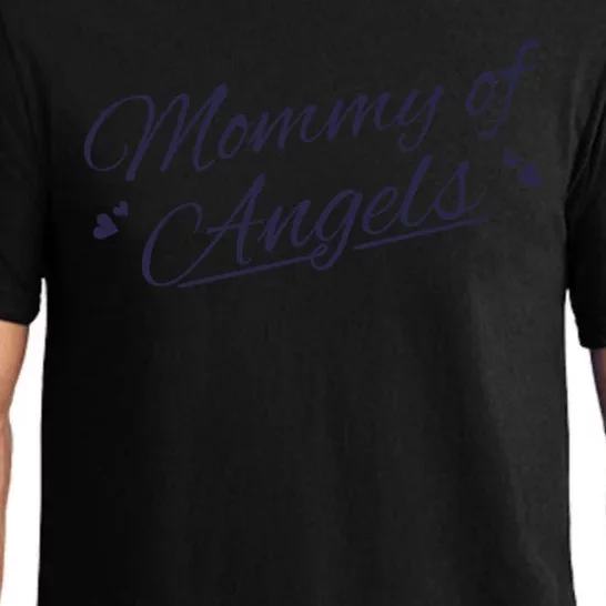 Mommy Of Angels Cute Gift Pajama Set