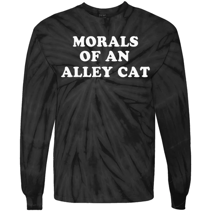 Morals Of An Alley Cat Tie-Dye Long Sleeve Shirt