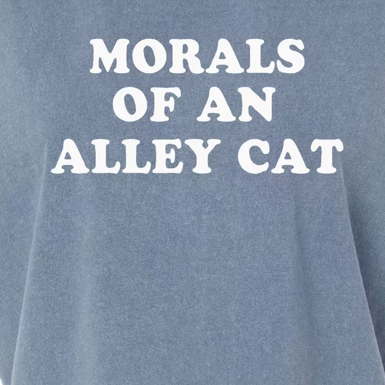 Morals Of An Alley Cat Garment-Dyed Women's Muscle Tee