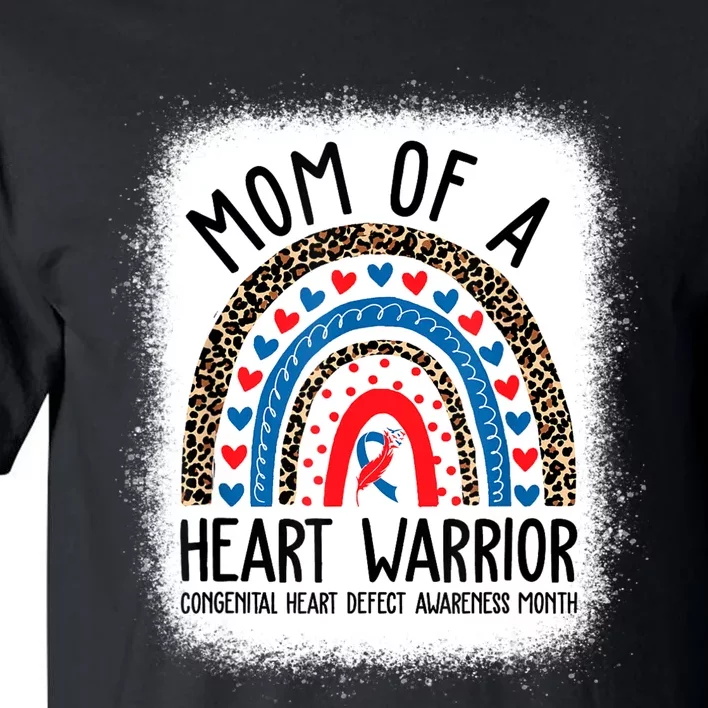 Mom Of A Warrior CHD Congenital Heart Defect Awareness Month Tall T-Shirt