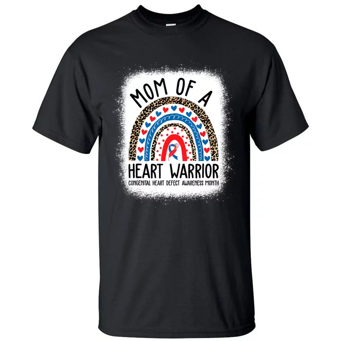 Mom Of A Warrior CHD Congenital Heart Defect Awareness Month Tall T-Shirt