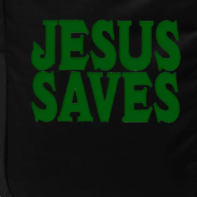 Mall Of America Jesus Saves Jesus Is The Only Way CHRISTIANITY Christain Front & Back Impact Tech Backpack