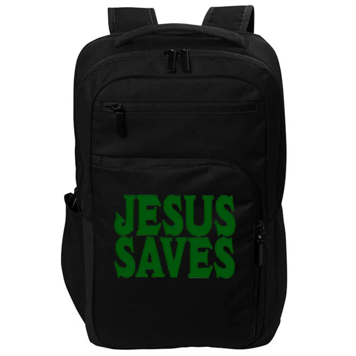 Mall Of America Jesus Saves Jesus Is The Only Way CHRISTIANITY Christain Front & Back Impact Tech Backpack