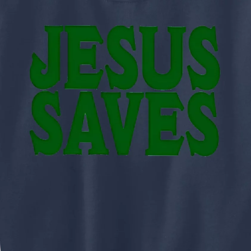 Mall Of America Jesus Saves Jesus Is The Only Way CHRISTIANITY Christain Front & Back Kids Sweatshirt