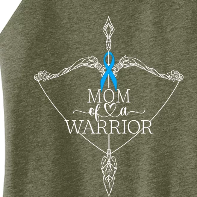 Mom Of A Warrior Colon Cancer Awareness Support Squad Gift Women’s Perfect Tri Rocker Tank