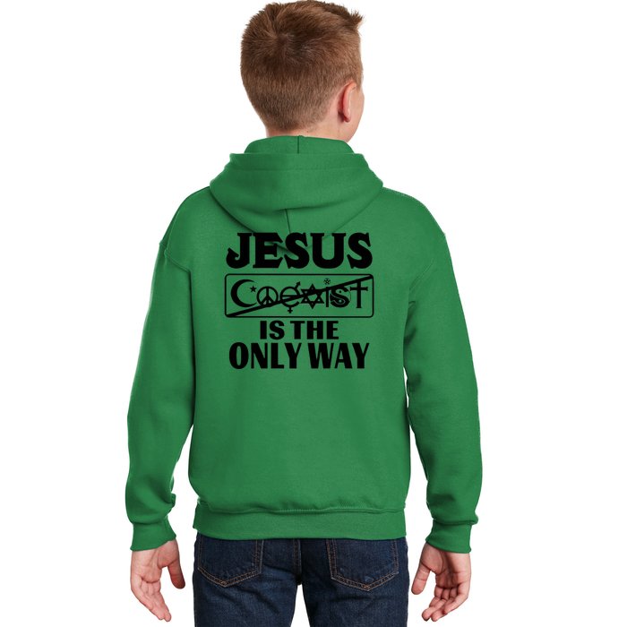 Mall Of America Jesus Saves Jesus Is The Only Way CHRISTIANITY Christain Front & Back Kids Hoodie