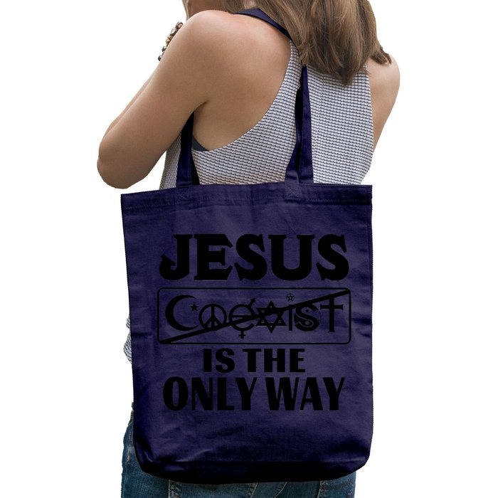 Mall Of America Jesus Saves Jesus Is The Only Way CHRISTIANITY Christain Front & Back Tote Bag