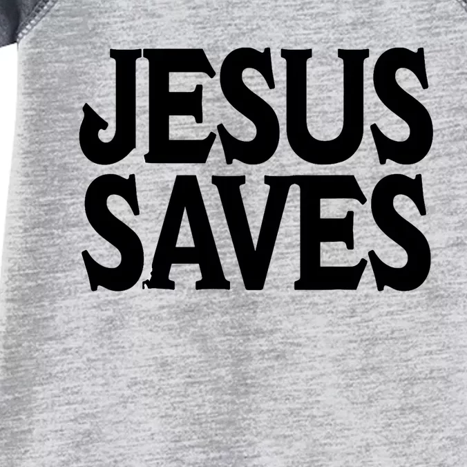 Mall Of America Jesus Saves Jesus Is The Only Way CHRISTIANITY Christain Front & Back Infant Baby Jersey Bodysuit