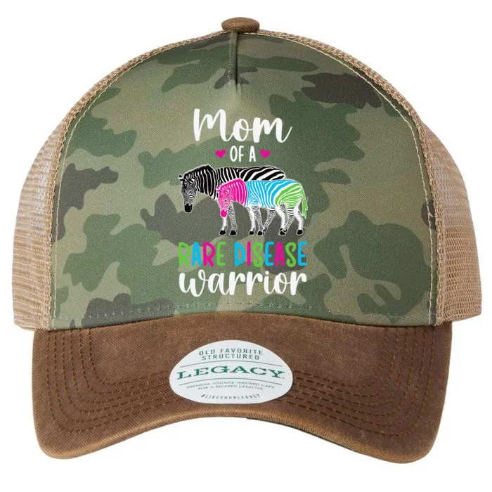 Mom Of A Rare Disease Warrior Mom Rare Disease Awareness Legacy Tie Dye Trucker Hat