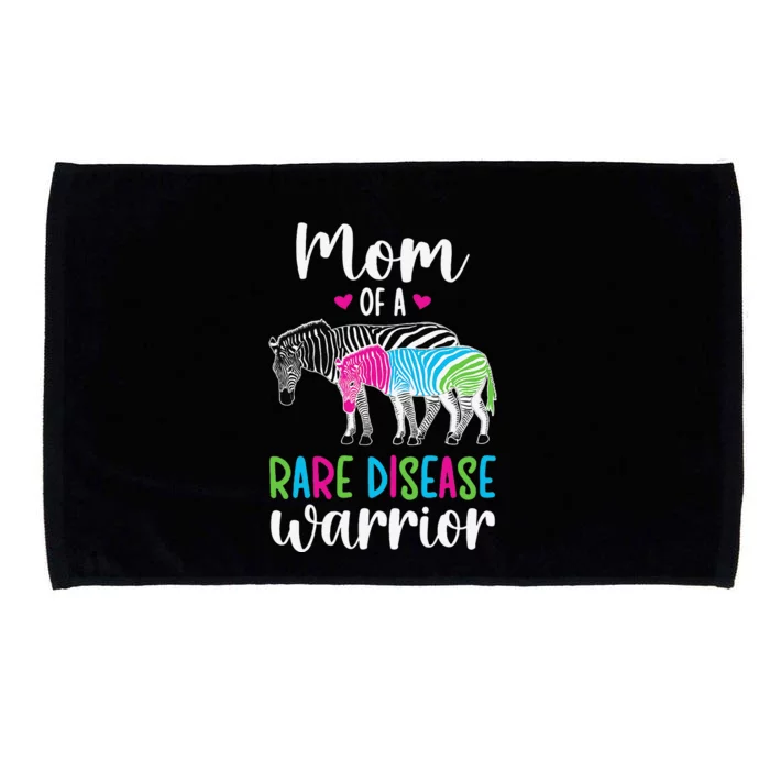 Mom Of A Rare Disease Warrior Mom Rare Disease Awareness Microfiber Hand Towel