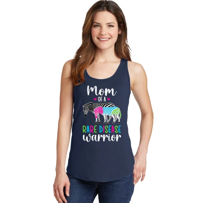 Mom Of A Rare Disease Warrior Mom Rare Disease Awareness Ladies Essential Tank