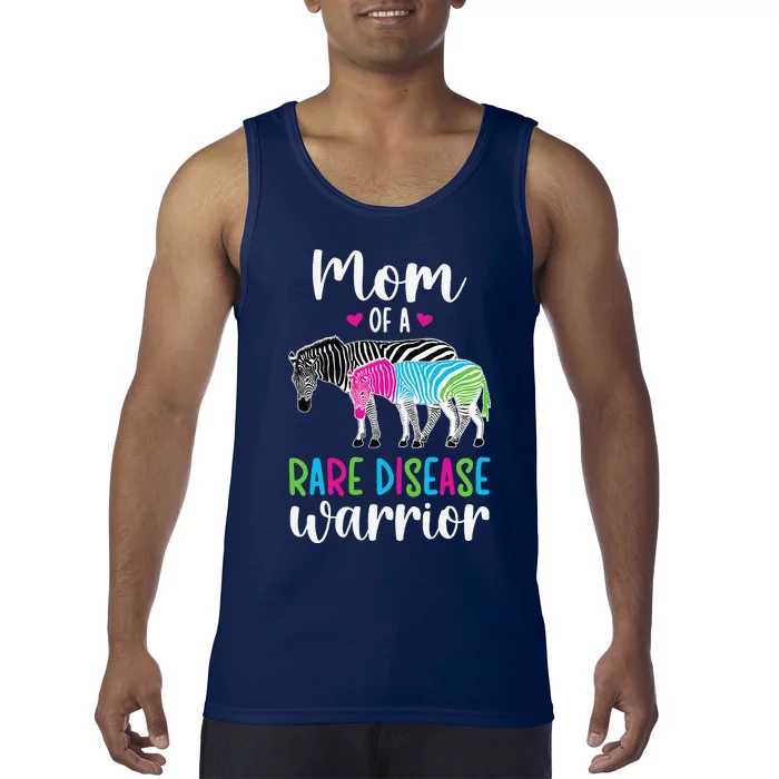 Mom Of A Rare Disease Warrior Mom Rare Disease Awareness Tank Top