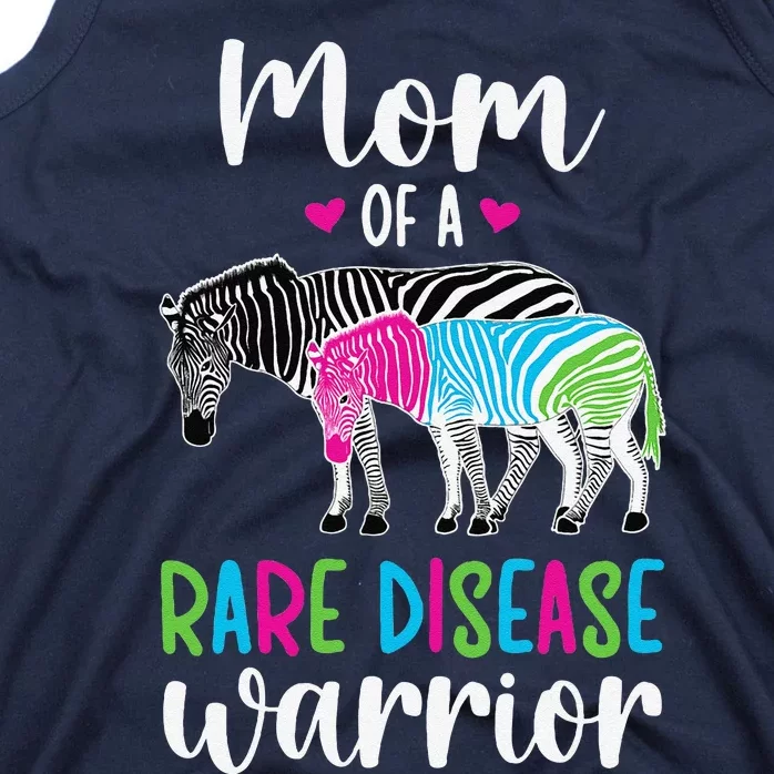 Mom Of A Rare Disease Warrior Mom Rare Disease Awareness Tank Top