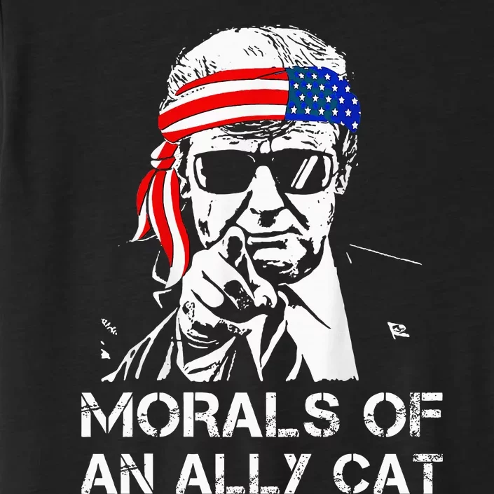 Morals Of An Ally Cat Trump Biden Debate ChromaSoft Performance T-Shirt