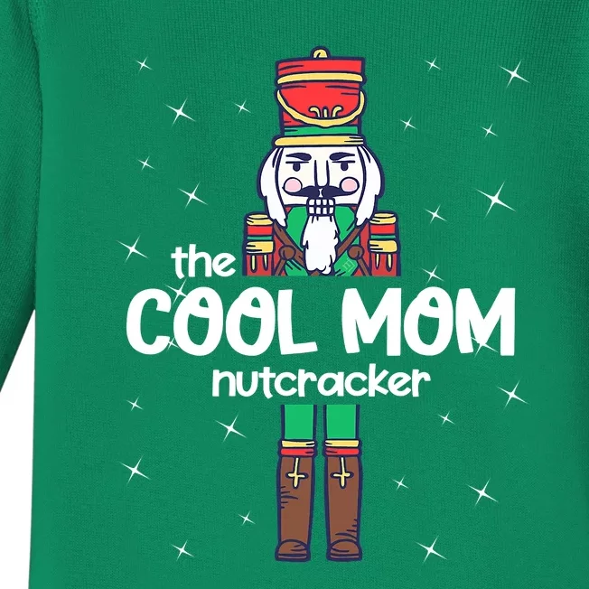 Mom Of A Nutcracker Funny Christmas Elf Squad ELF Xmas Gifts Baby Long Sleeve Bodysuit