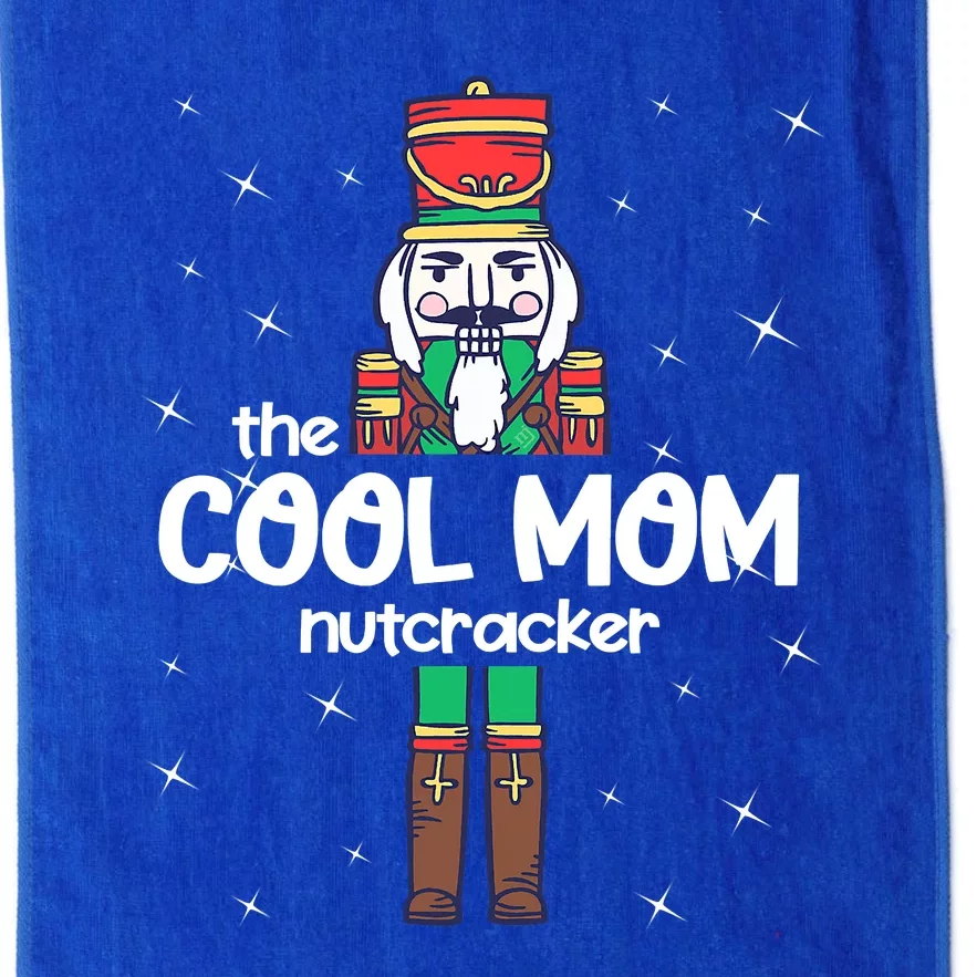 Mom Of A Nutcracker Funny Christmas Elf Squad ELF Xmas Gifts Platinum Collection Golf Towel