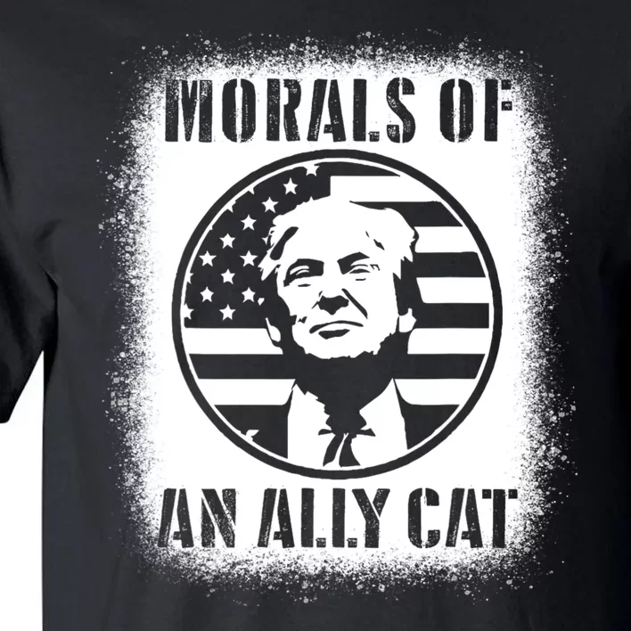 Morals Of An Ally Cat Trump Biden Debate Tall T-Shirt