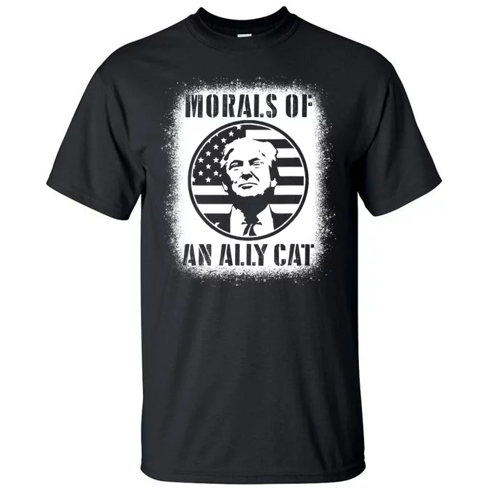 Morals Of An Ally Cat Trump Biden Debate Tall T-Shirt