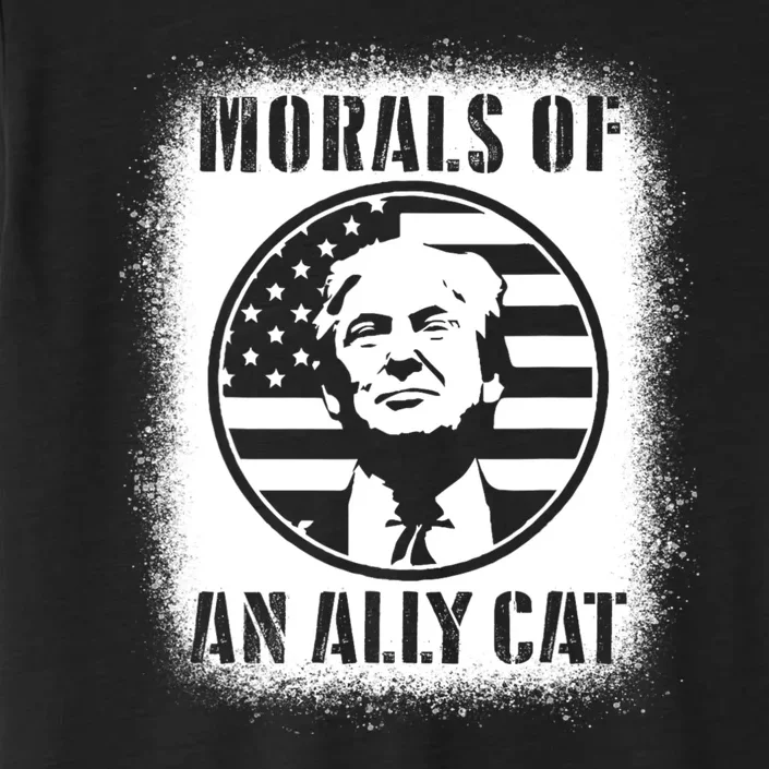 Morals Of An Ally Cat Trump Biden Debate ChromaSoft Performance T-Shirt