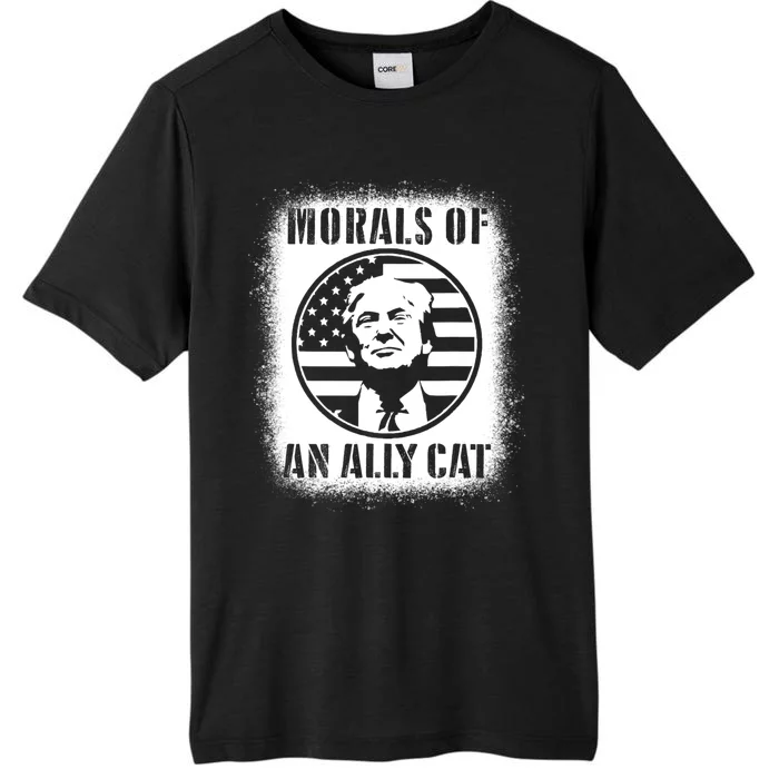 Morals Of An Ally Cat Trump Biden Debate ChromaSoft Performance T-Shirt