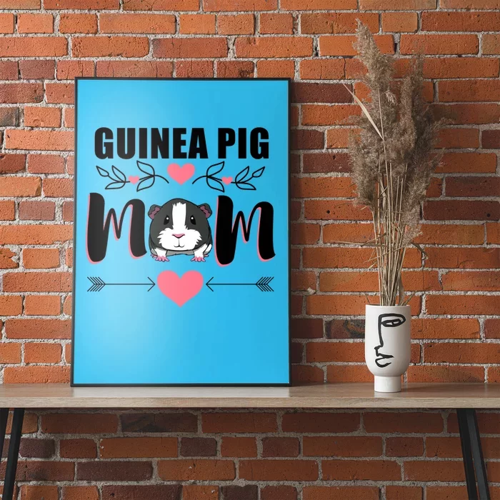 Mom Of A Guinea Pig Cute Rodent Pet Gift Poster