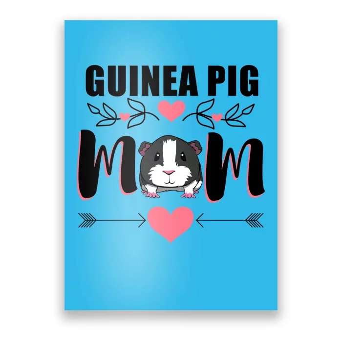 Mom Of A Guinea Pig Cute Rodent Pet Gift Poster