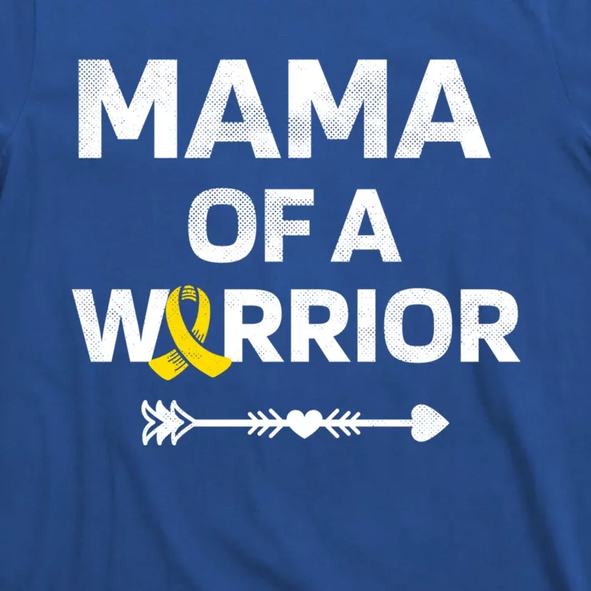 Mama Of A Warrior Dipg Awareness Hood Cancer Warrior Great Gift T-Shirt