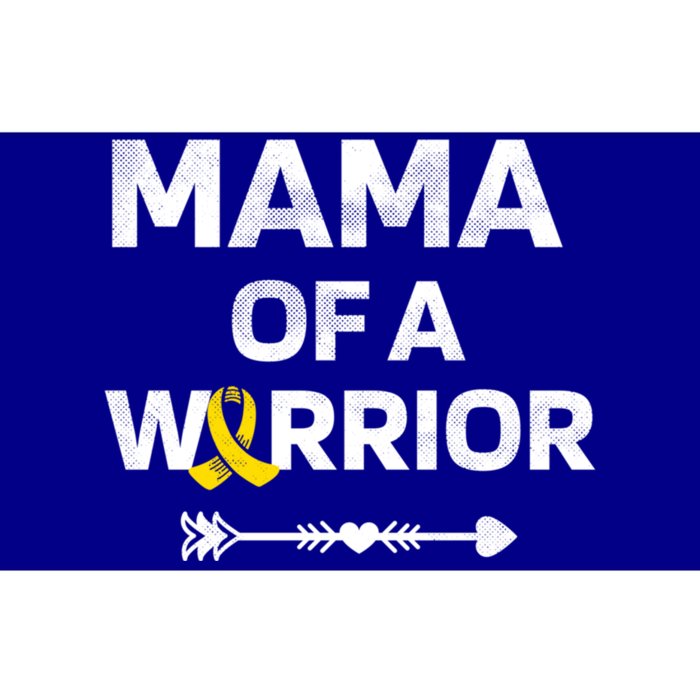 Mama Of A Warrior Dipg Awareness Hood Cancer Warrior Great Gift Bumper Sticker