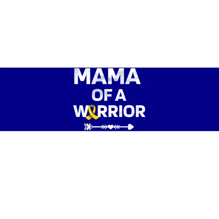 Mama Of A Warrior Dipg Awareness Hood Cancer Warrior Great Gift Bumper Sticker