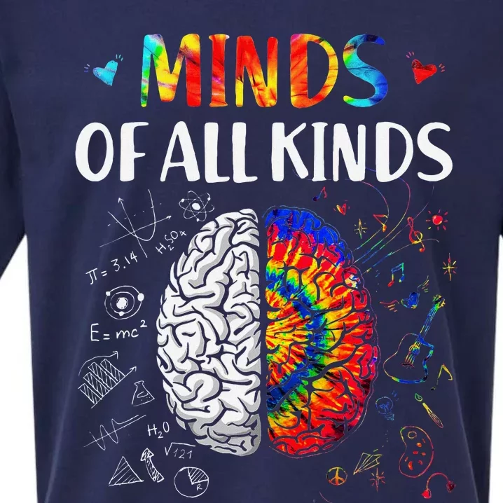 Minds Of All Kinds Neurodiversity Autism Awareness Adhd Asd Sueded Cloud Jersey T-Shirt