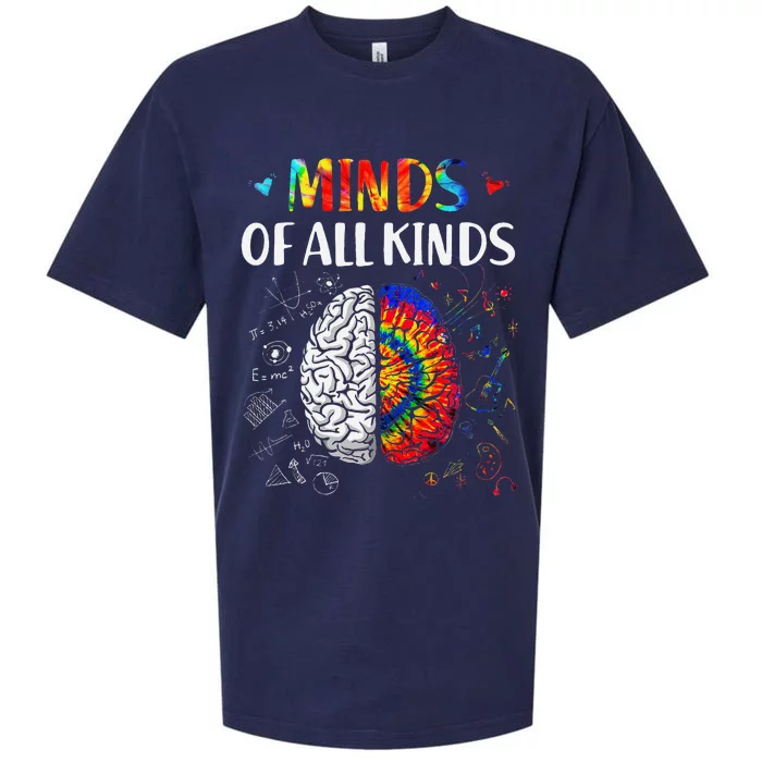 Minds Of All Kinds Neurodiversity Autism Awareness Adhd Asd Sueded Cloud Jersey T-Shirt