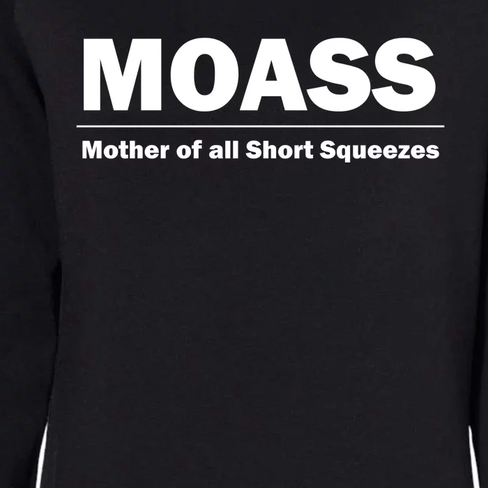 MOASS Mother of all Short Squeezes Womens California Wash Sweatshirt