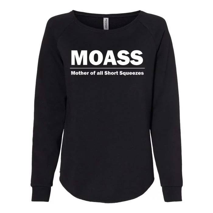 MOASS Mother of all Short Squeezes Womens California Wash Sweatshirt