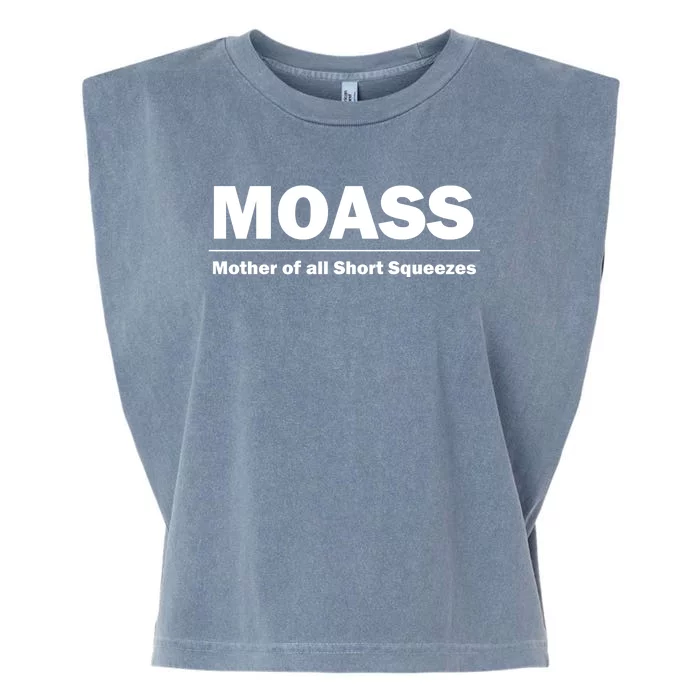 MOASS Mother of all Short Squeezes Garment-Dyed Women's Muscle Tee