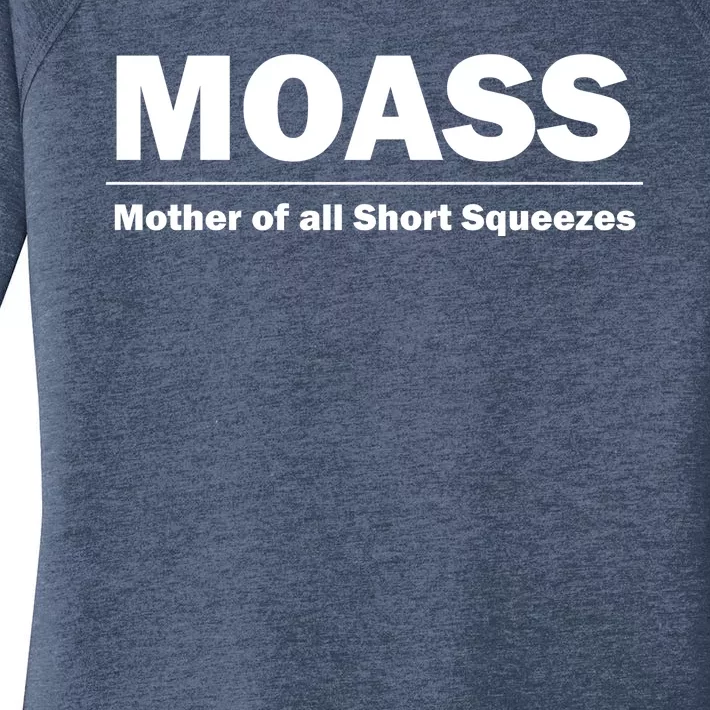 MOASS Mother of all Short Squeezes Women's Perfect Tri Tunic Long Sleeve Shirt