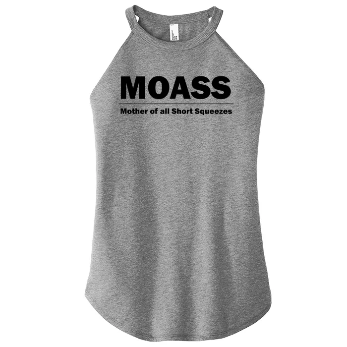 MOASS Mother of all Short Squeezes Women’s Perfect Tri Rocker Tank