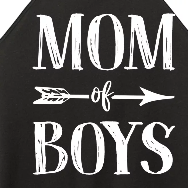 Mom Of Boyss Women’s Perfect Tri Rocker Tank