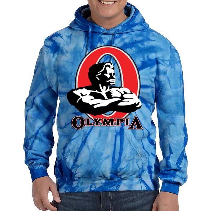 Mr Olympia Bodybuilding Fitness Gym Gift Tie Dye Hoodie